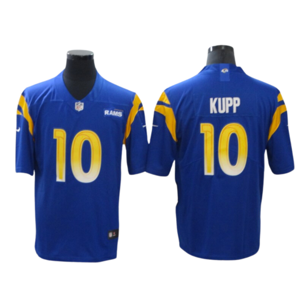 Jersey Cooper Kupp #10 Los Angeles Rams azul