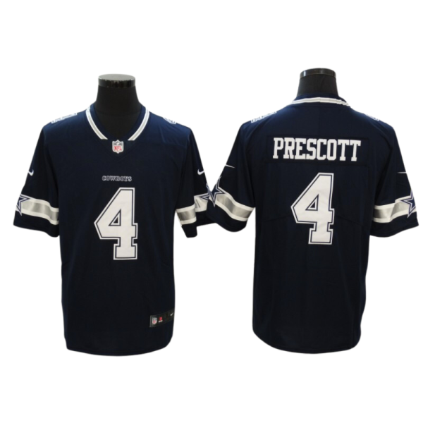 Jersey Dak Prescott #4 Dak Prescott azul