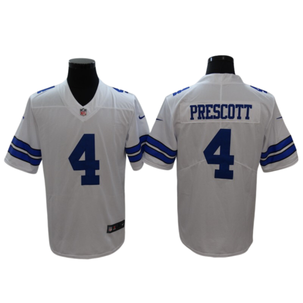 Jersey Dak Prescott #4 Dak Prescott blanco