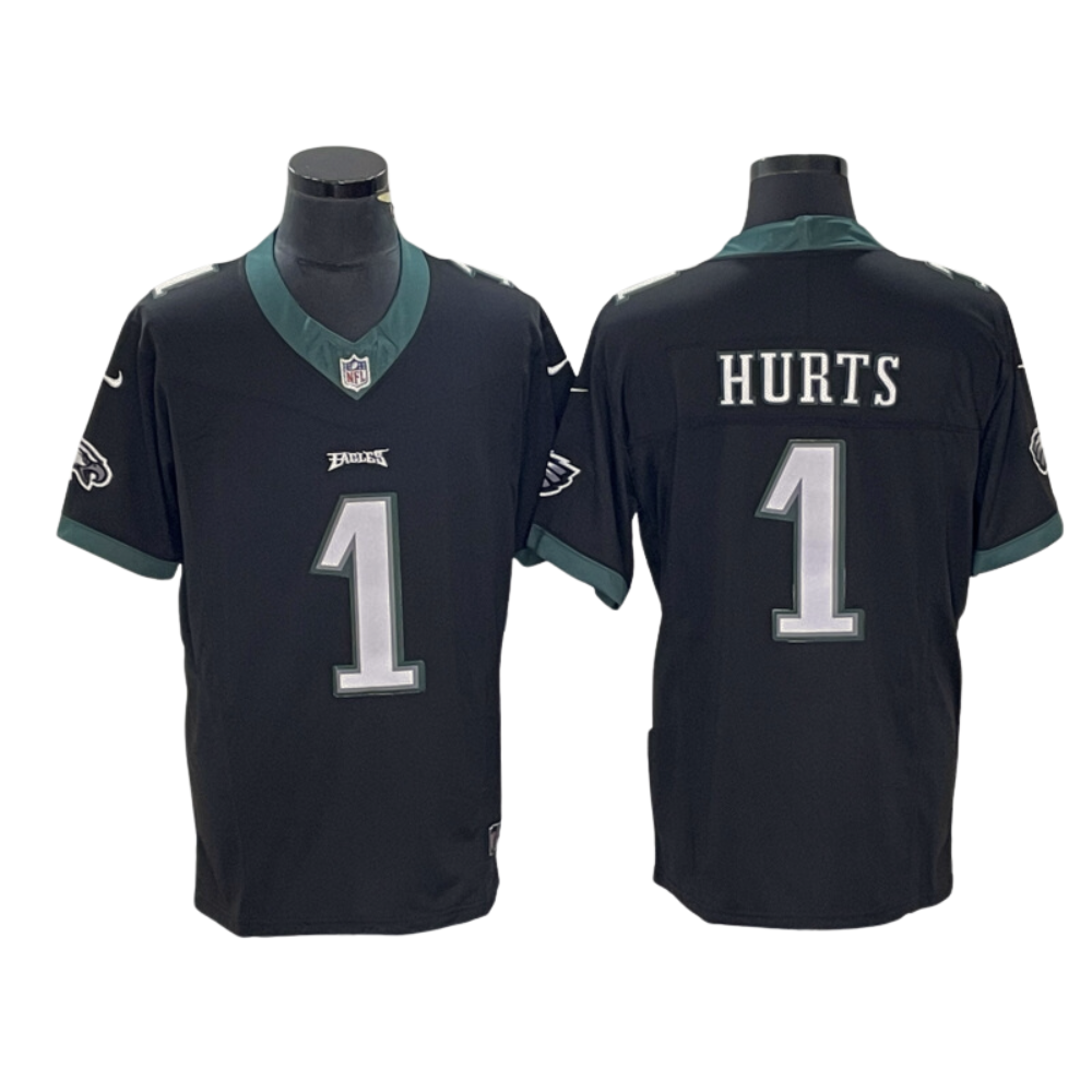 Jersey Jalen Hurts #1 Philadelphia Eagles negro