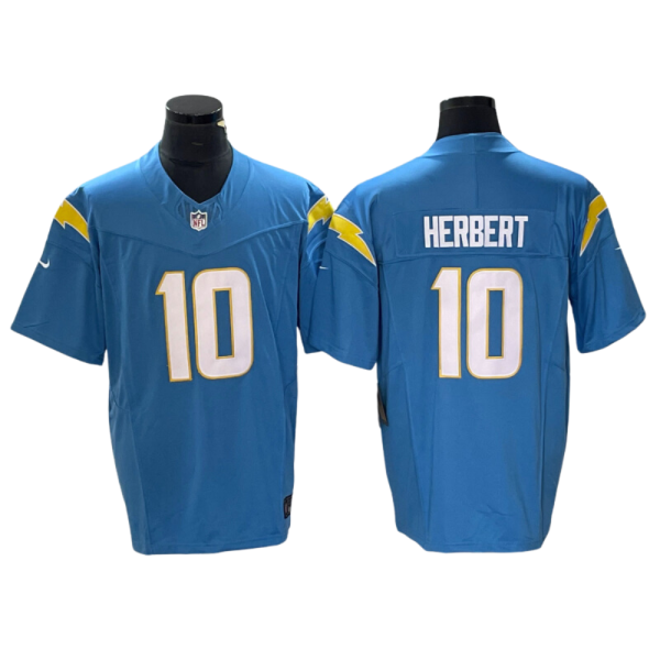 Jersey Justin Herbert #10 Los Angeles Chargers azul