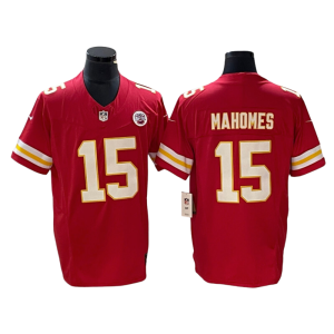 Jersey Patrick Mahomes #15 Kansas City Chiefs Rojo