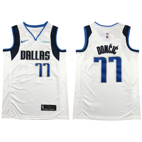 Jersey Luka Doncic #77 Dallas Mavericks blanco