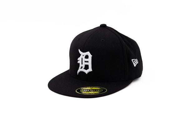 Gorra Cerrada Leones Detroit Negro