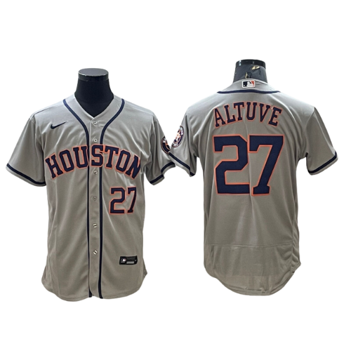 Jersey Altuve #27 Houston Astros gris