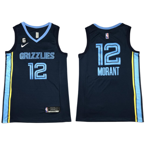 Jersey Ja Morant #12 Memphis Grizzlies azul m