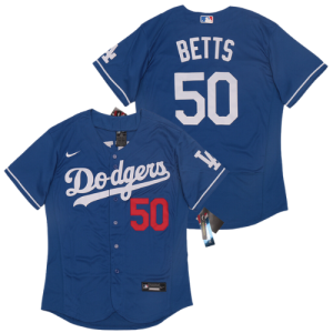 Jersey Mookie Betts #50 LA Dodgers azul