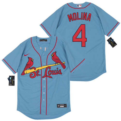 Jersey Molina #4 St. Louis Cardinals azul