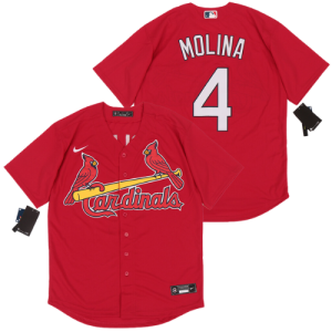 Jersey Molina #4 St. Louis Cardinals rojo