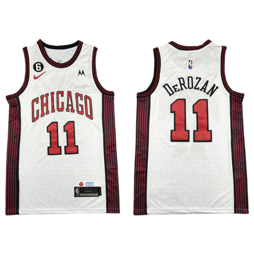 Jersey DeRozan #11 Chicago Bulls negro