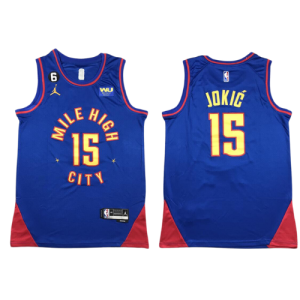 Jersey Jokic #15 Denver Nuggets azul