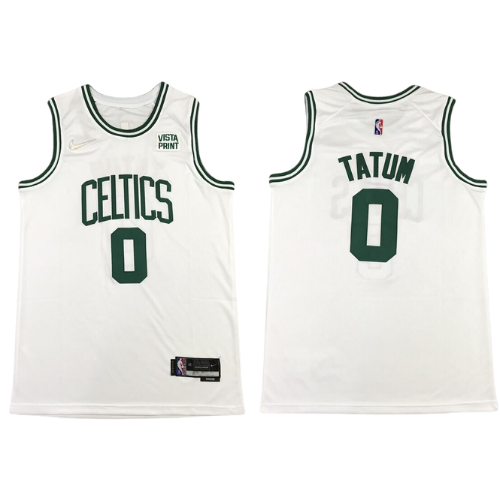 Jersey Tatum #0 Boston Celtics blanco