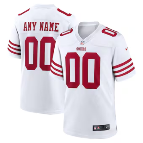 Jersey Personalizado 49ers blanco