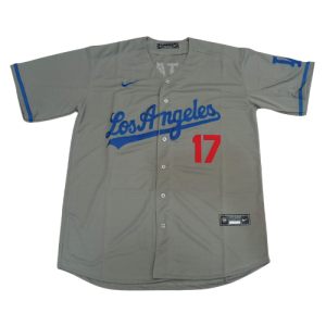 Jersey Shohei Ohtani #17 Los Angeles Dodgers Gris