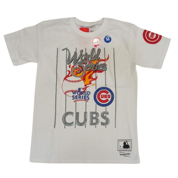 Playera Chicago Cubs World Series Blanco