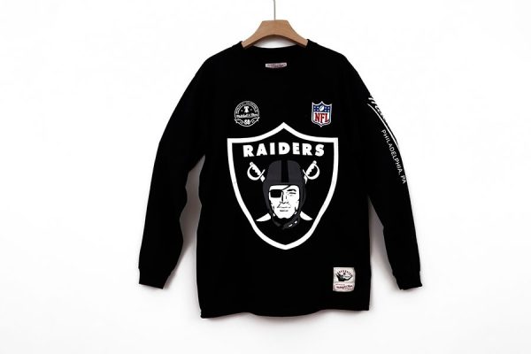 Playera Las Vegas Raiders Negro Manga Larga