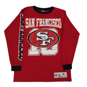 Playera San Francisco 49ers Manga Larga Rojo